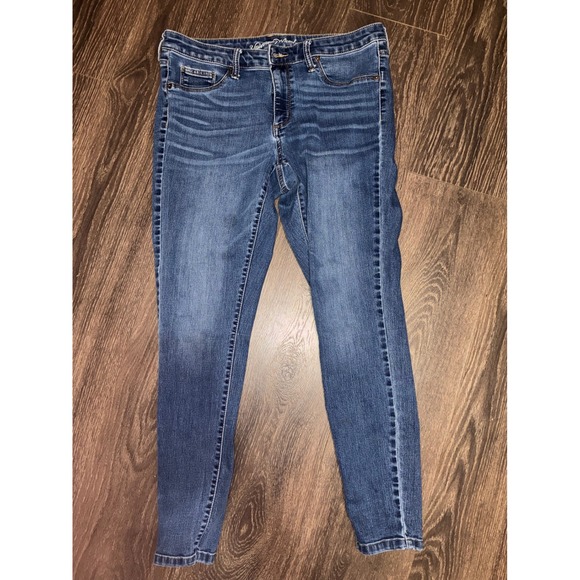 Universal Thread Denim - Universal Thread Womens Mid Rise Jegging Med Wash Denim Jeans Blue Size 12/31R